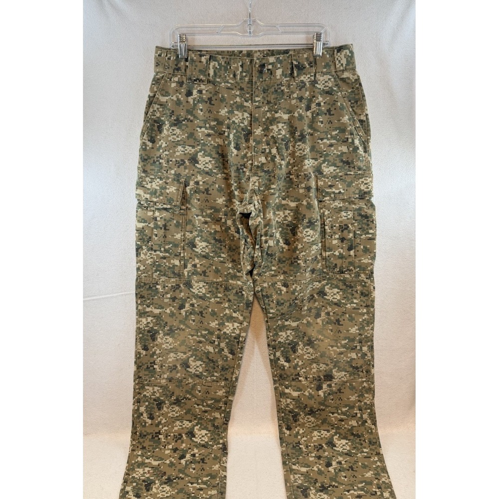 511 Tactical Pants Men Large Woodland Digital Camo Cargo 74003 Ripstop Knee Pads - Picture 3 of 10